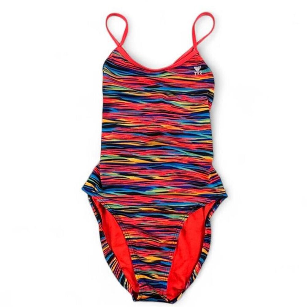 TYR Multicolor One Piece Swimsuit Women's Athletic Swimwear